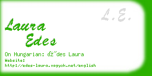 laura edes business card